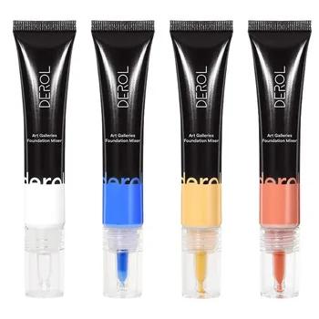 Maquillaje de corrección profesional, ajuste de Color, blanco, azul, amarillo, naranja, Base, licuadora, maquillaje, mezcla de sombra personalizada, pigmento de belleza