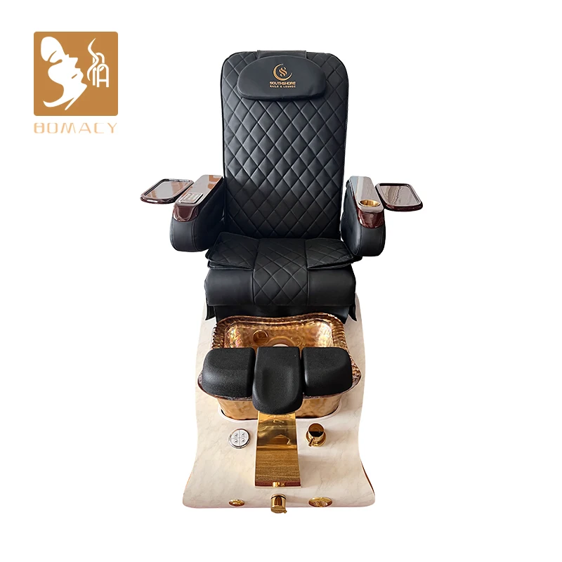 

Professional Multifunctional Full-Body Massage Chair with Whirlpool Tub for Pipeless Spray System Beauty Salons Spa Nail Clinics