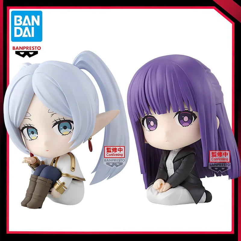 

In Stock Original Banpresto Frieren: Beyond Journey's End Frieren Fern Action Figure Q-Version Sitting Posture Doll Kawaii Gift