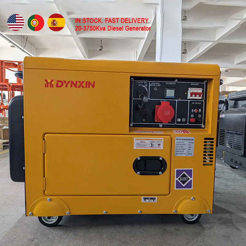 12kW Silent 10kva Diesel Generator Portable Clean Power Low Noise 240V AC Emergency Backup