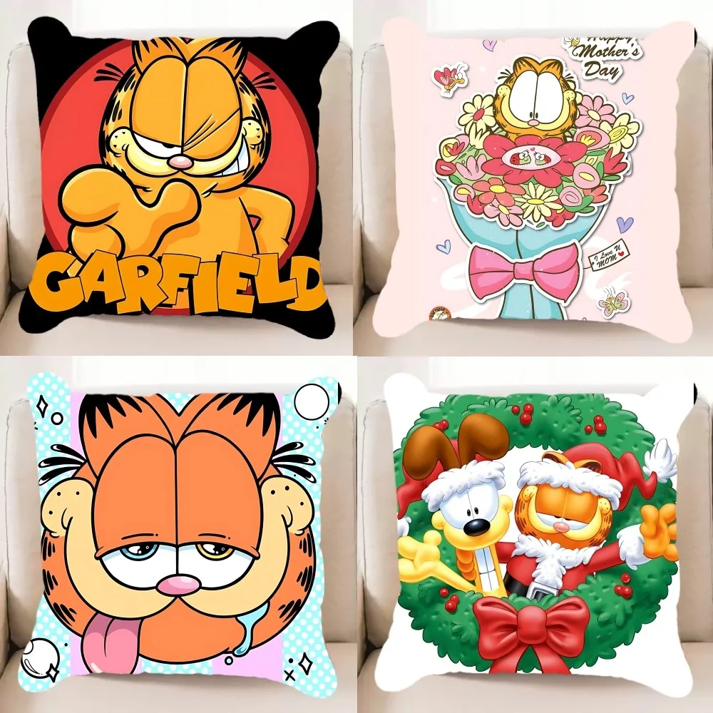 Funny Cartoon G-garfield Pillow Case Elegant Couple Home Living Room Bedroom Decorative Rectangle Pillowcase Sofa Cushion Cover