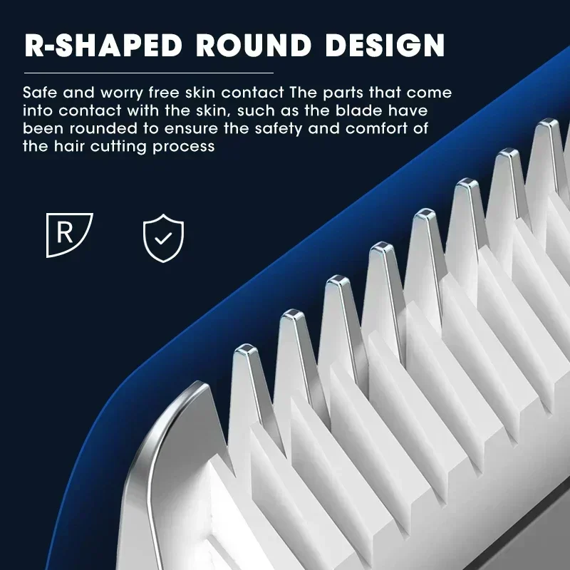 Men's 5-in-1 Electric Body Hair Trimmer Professional  Beauty Razor Shaver for Face Ear Nose - Professional Hair Trimmer