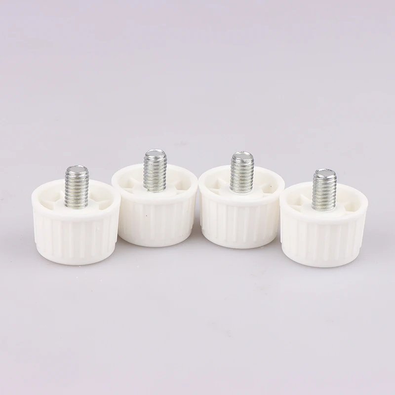 4pcs Universal Footing with Height Adjustable Screw Fridge Freezer Bottom Stand Moisture proof Table Chair Leg Holder