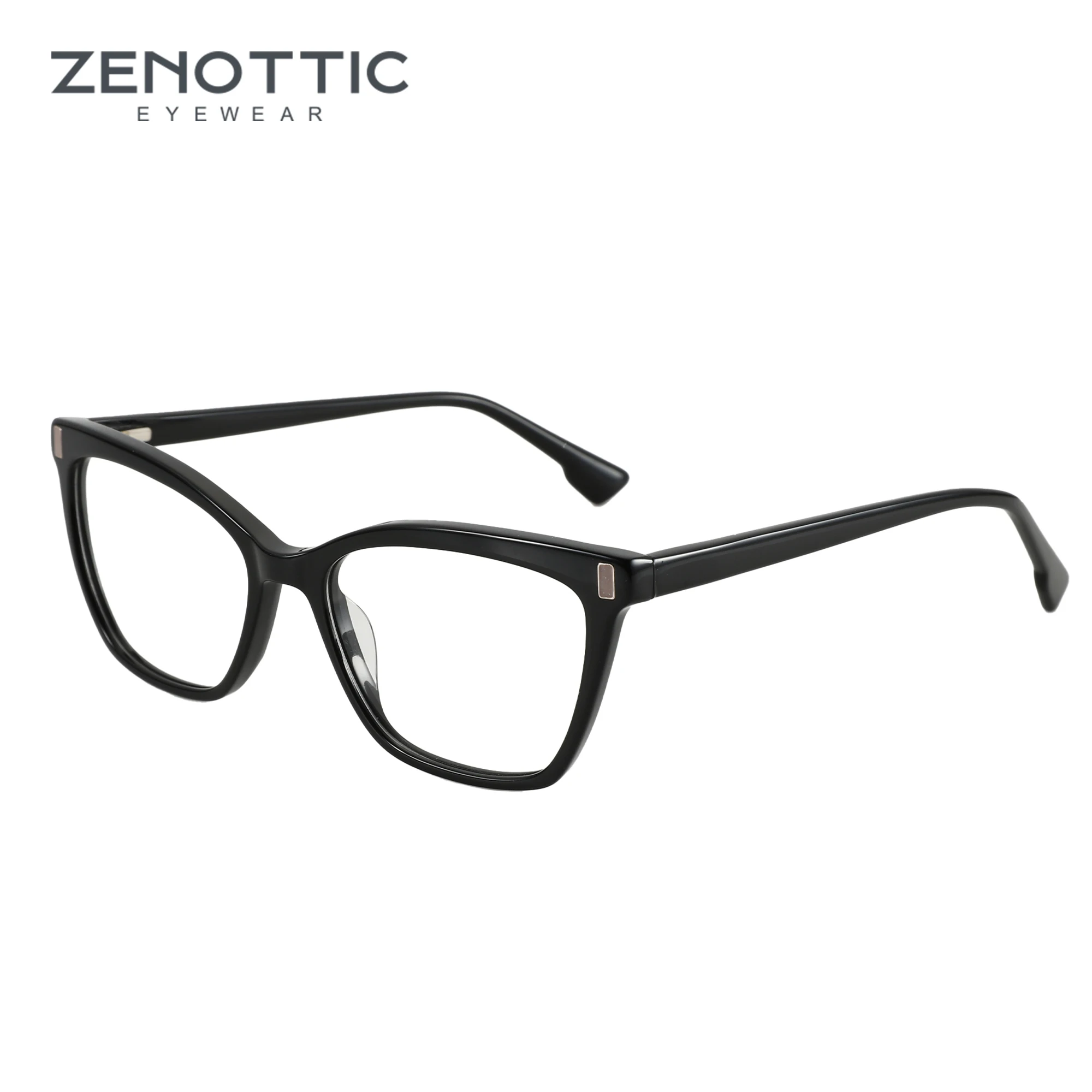 

ZENOTTIC Fashion Handmade Acetate Optical Glasses Frame Women Butterfly Eyewear Non-Prescription Retro Cat Eye Eyeglasses MG6369