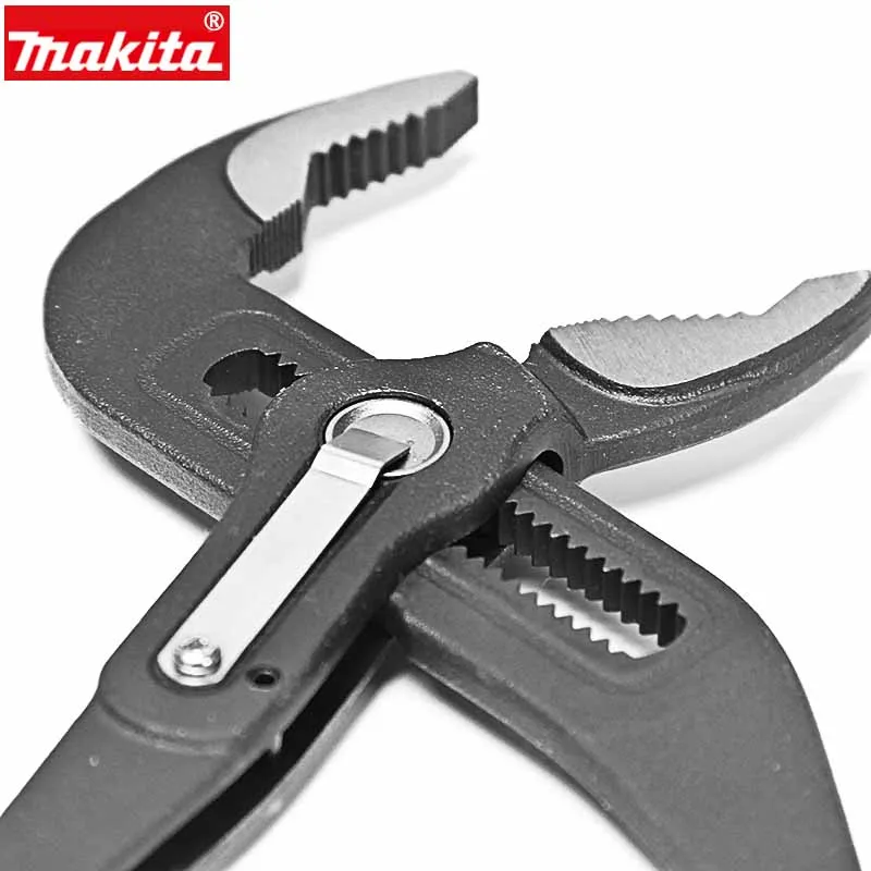 Makita B-65741 B-65763 Water Pipe Wrench Quick Wrench Multi-function Debuggable Active Plier Industrial Grade Water Pump Pliers