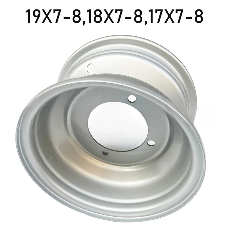 Suitable for kart accessories, Little Bull ATV 19X7-8 17X7-8 inch front tire rim iron wheel rim