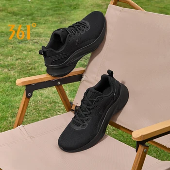 衝撃吸収ランニングシューズ,男性用メンズメッシュスニーカー,カジュアル,耐摩耗性,厚底,レース,361度,672412233