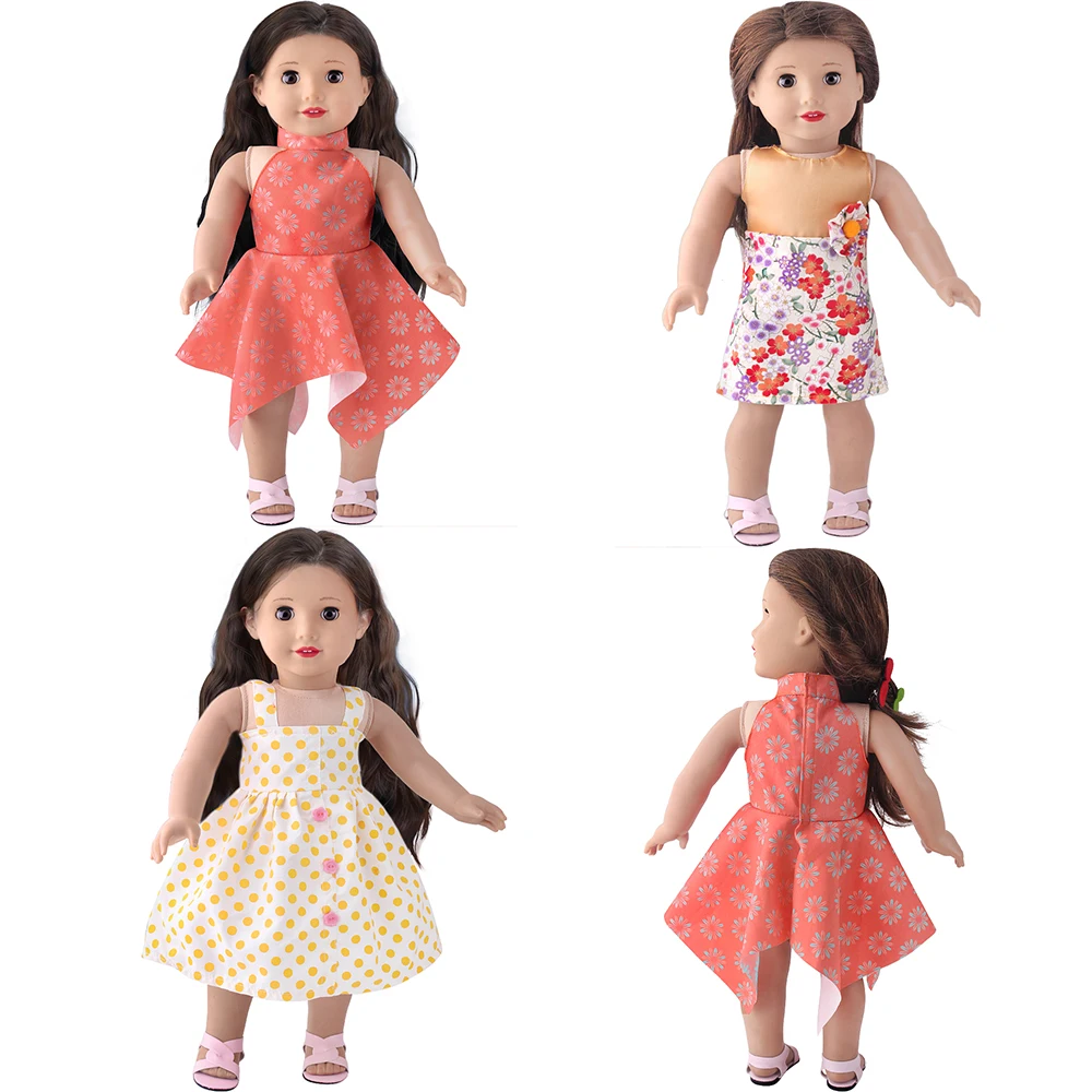 18 inch doll Girl Elegant Dress doll Costume Props doll Exquisite Afternoon Tea Costume Matched with Elegant and Simple doll Acc