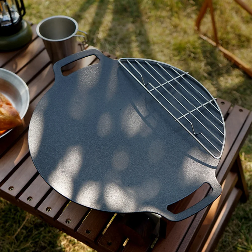 

Bbq Oil Drain Rack Stainless Steel Semicircular Grill Pan Filter Oil Rack Outdoor Barbecue Cooking Tool Bbq Accessories