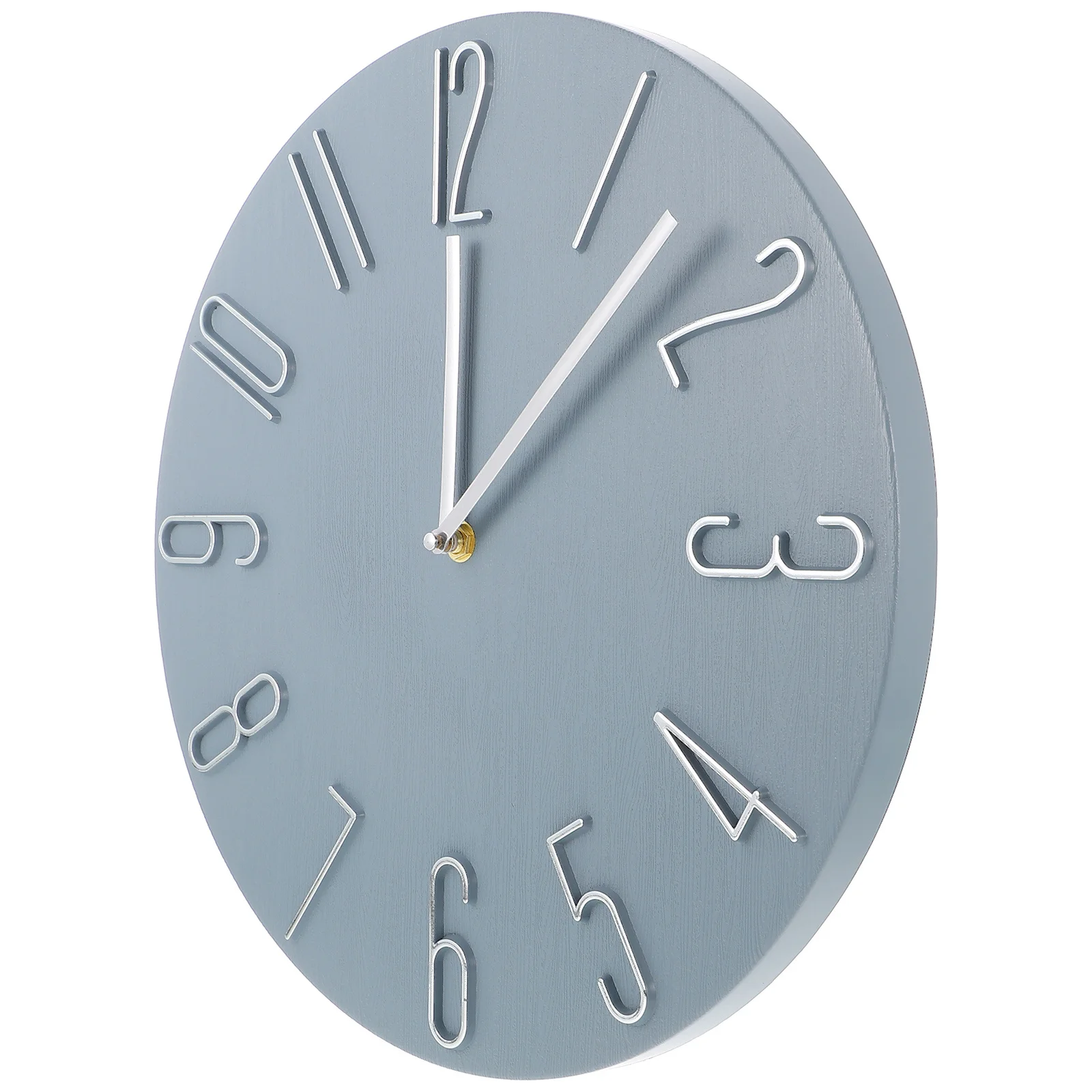 

Living Room Silent Non-Ticking Round Wall Clock Operated Modern Design for Home Office Decor Wall Clock