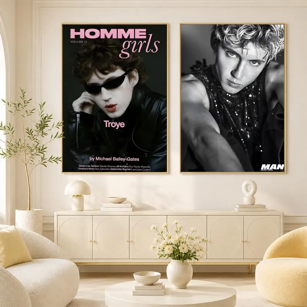Troye Sivan Poster Room Home Decoration Interior Wall Art Printing Garage Posters Gift