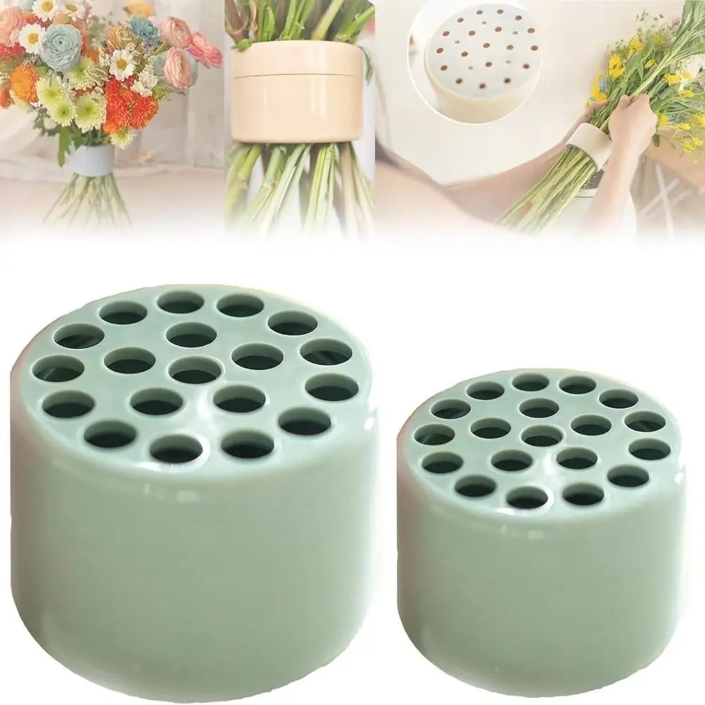 

Plastic Spiral Ikebana Stem Holder Transparent Bouquet Floral Arranger Spiral Flower Stem Holder DIY Arrangement Holder