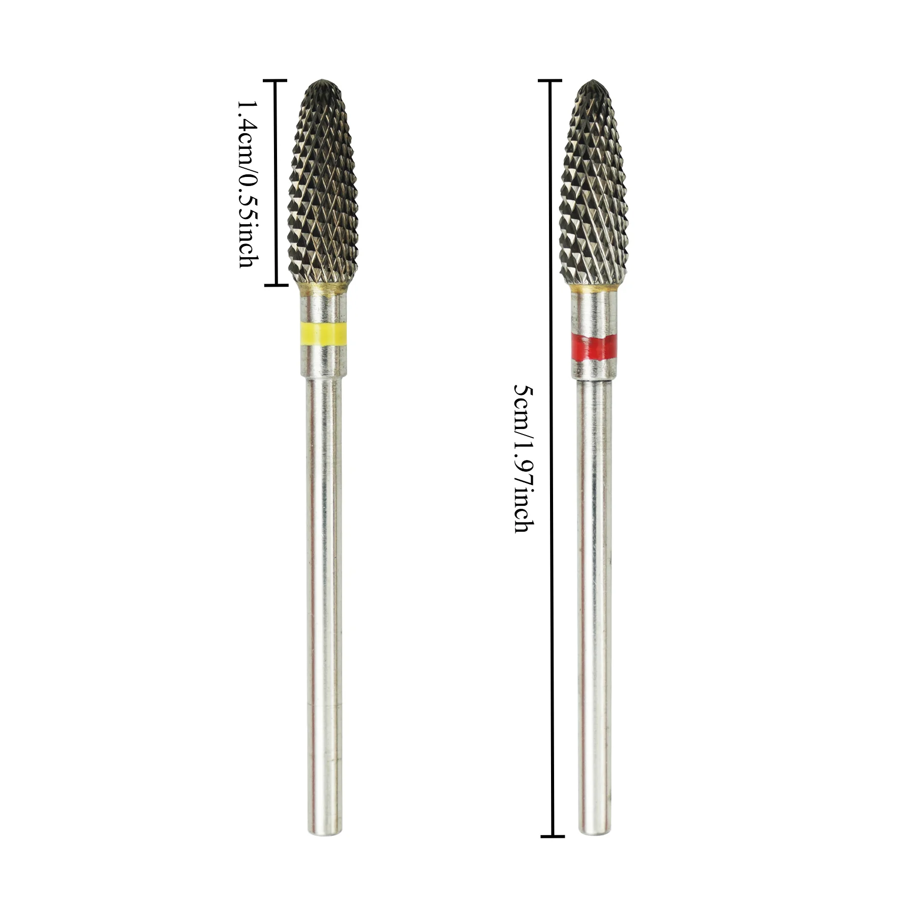 1개 네일 드릴 비트 세트, 3/32인치 큐티클 전동 네일 파일 및 세라믹 아크릴 젤 네일 비트 키트, 아크릴 네일 아트 도구 ﻿