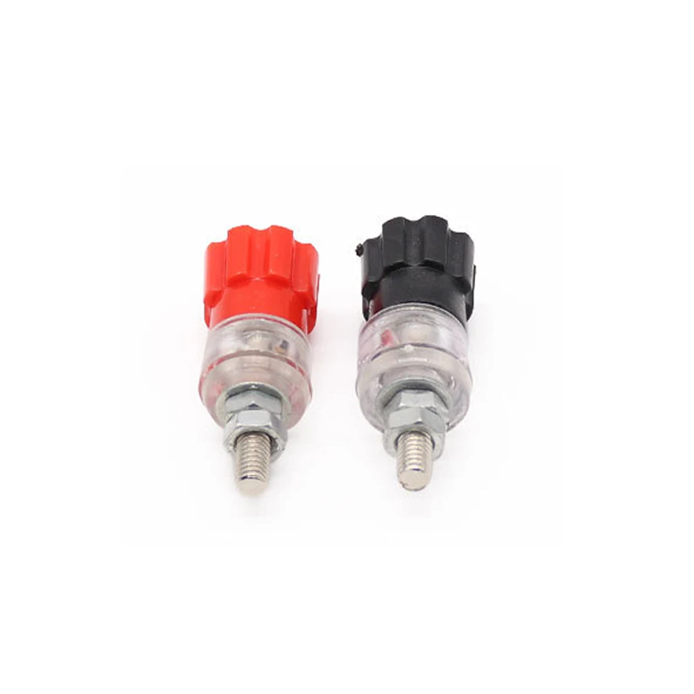 

10Pcs Terminal Binding Posts Amplifier Speaker Binding Post Connector 900 3mm Terminal Post Welder Inverter Connector Red Black