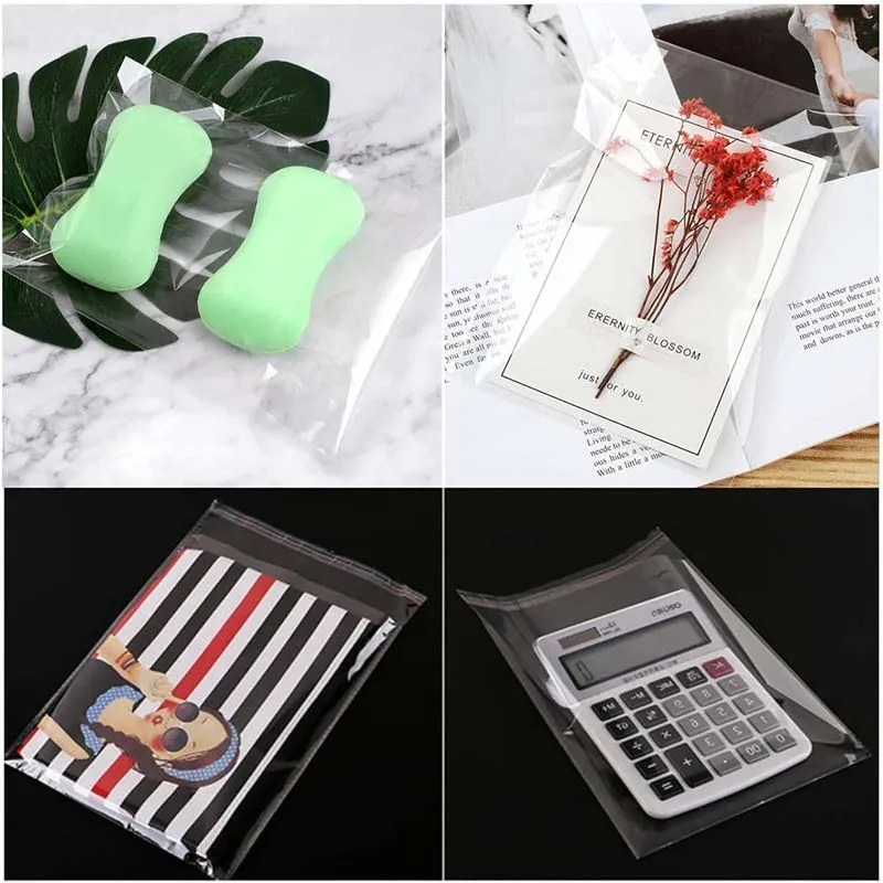 Transparente, selbstdichtende Geschenktüten aus Kunststoff, langlebig, durchsichtige Verpackungsbeutel für Heimbedarf, Festival, Partygeschenke, Verpackung TMZ – Detail 8