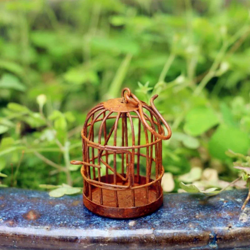 Miniatura de Gaiola de Metal p - Home Furniture & Hardware Trading avaliação e preço