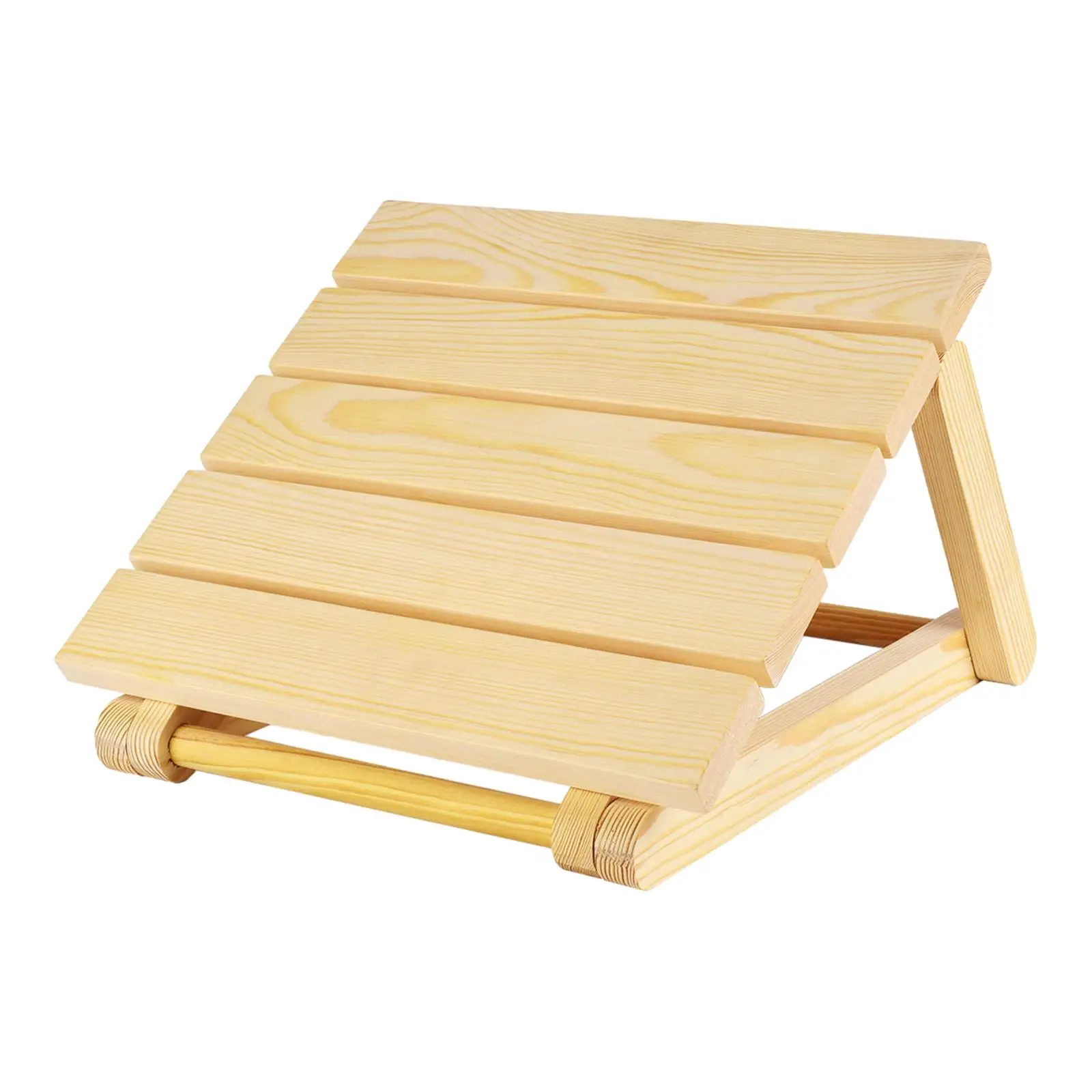 Wooden Sauna Headrest Professional Sturdy Back Support Sauna Supplies for Sauna Bathing Steam Room Sauna Barrel Sauna Room Dorm