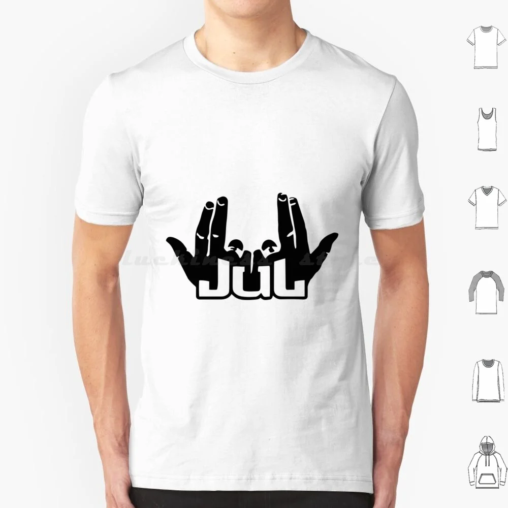 

Jul T Shirt Big Size 100% Cotton Jul Rap France Marseille Ninho Vald Niska Sch Maes Pnl Dadju Zola Damso Koba Gims Lacrim Hamza