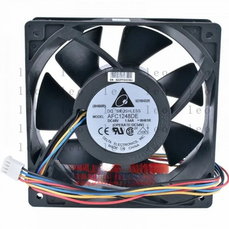 

Вентилятор охлаждения большого объема воздуха PP AFC1248DE 48 В 1,64 А 120*120*38 мм