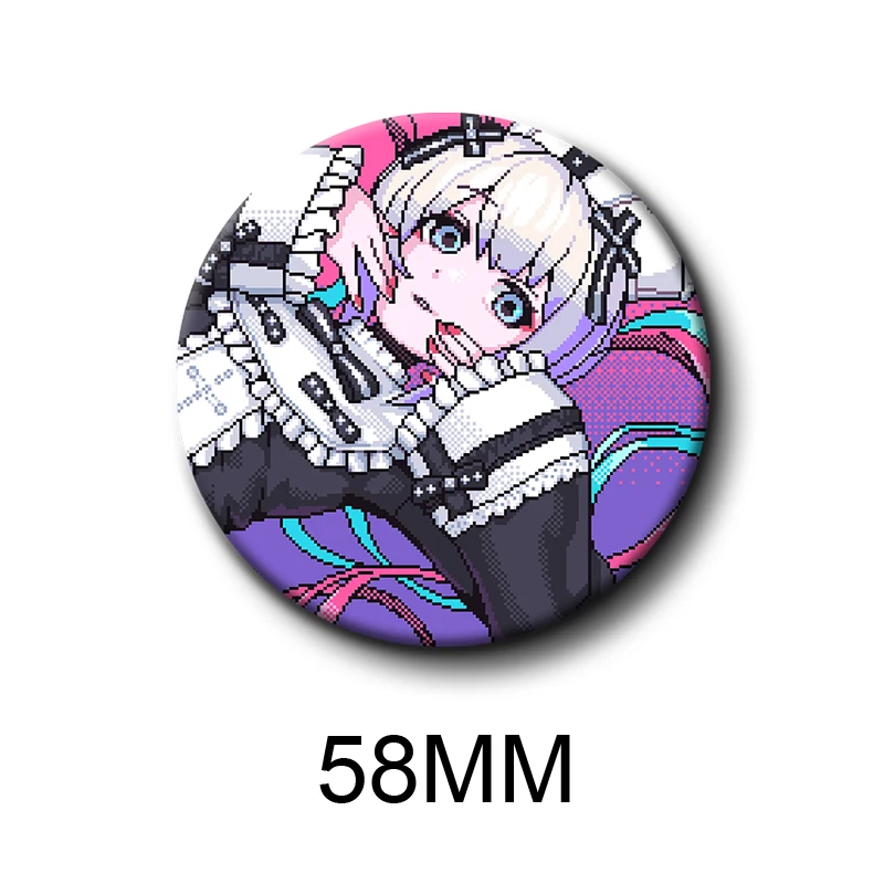 Hot Needy Girl Overdose Game Button Pin Cute Anime Character Cartoon Brooch Badge for Backpack Accessories Decor Fans Collect - Image 6