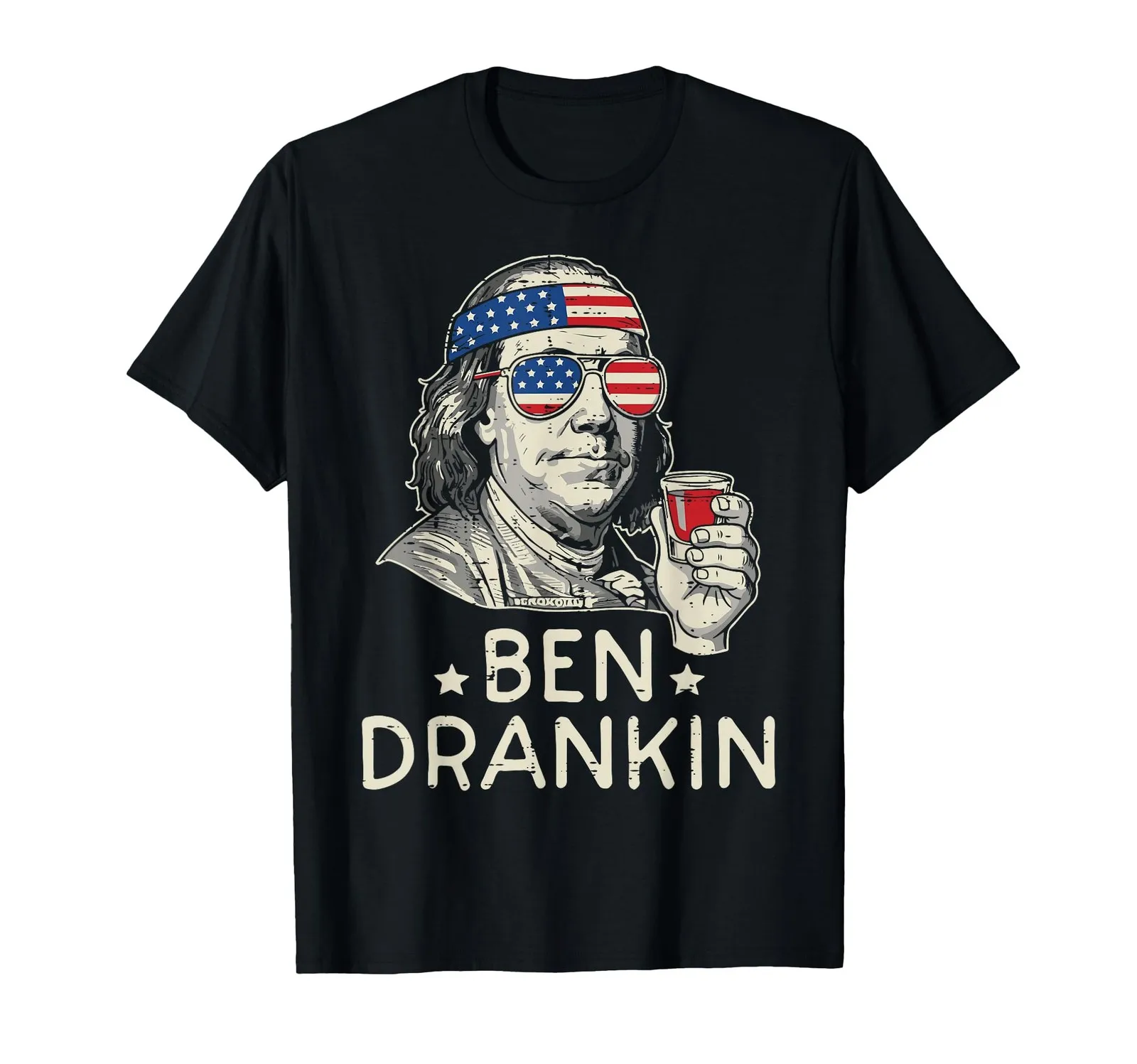 

4th of July Patriotic Fun American Dad Tee for Men Women