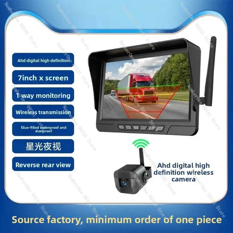 10.1 Inch Wireless Backup Camera HD Infrared Night Vision Easy Install Loop Recording Reversing Monitor For Car Truck RV Trailer