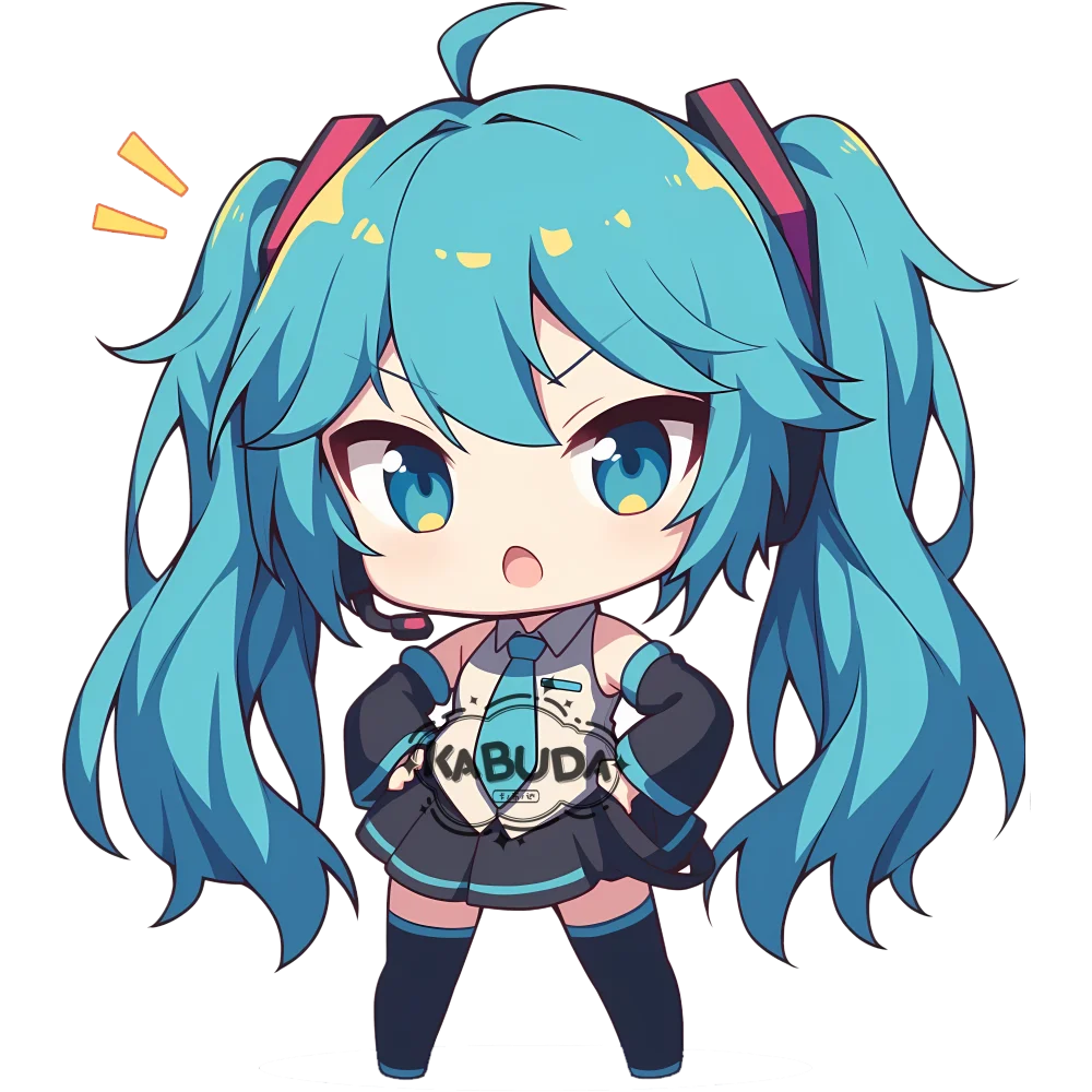 New Hatsune Miku Stickers Hatsune Miku Project Diva Anime Peripheral Renting House Glass Door Trunk Cute Decorative Painting