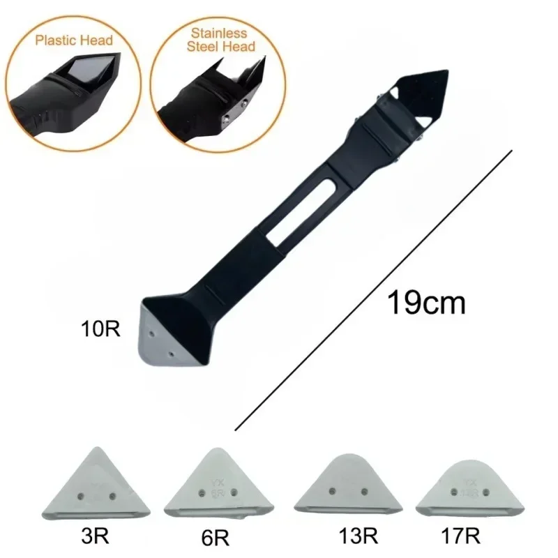 5-in-1 Silikonschaber-Set zur Entfernung von Dichtungsmasse, Glättungswerkzeug, Fugenmörtel-Set, Handwerkzeug-Set zur Entfernung von Bodenflecken – Detail 4