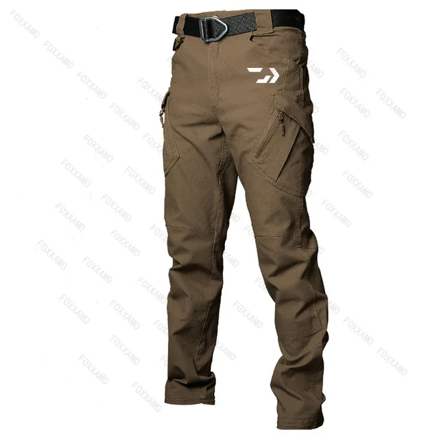 

2024 New IX9 Men's Military Tactical Pants Spring and Autumn Outdoor Hiking Hunting Pants Windproof and Waterproof Fishing Pants