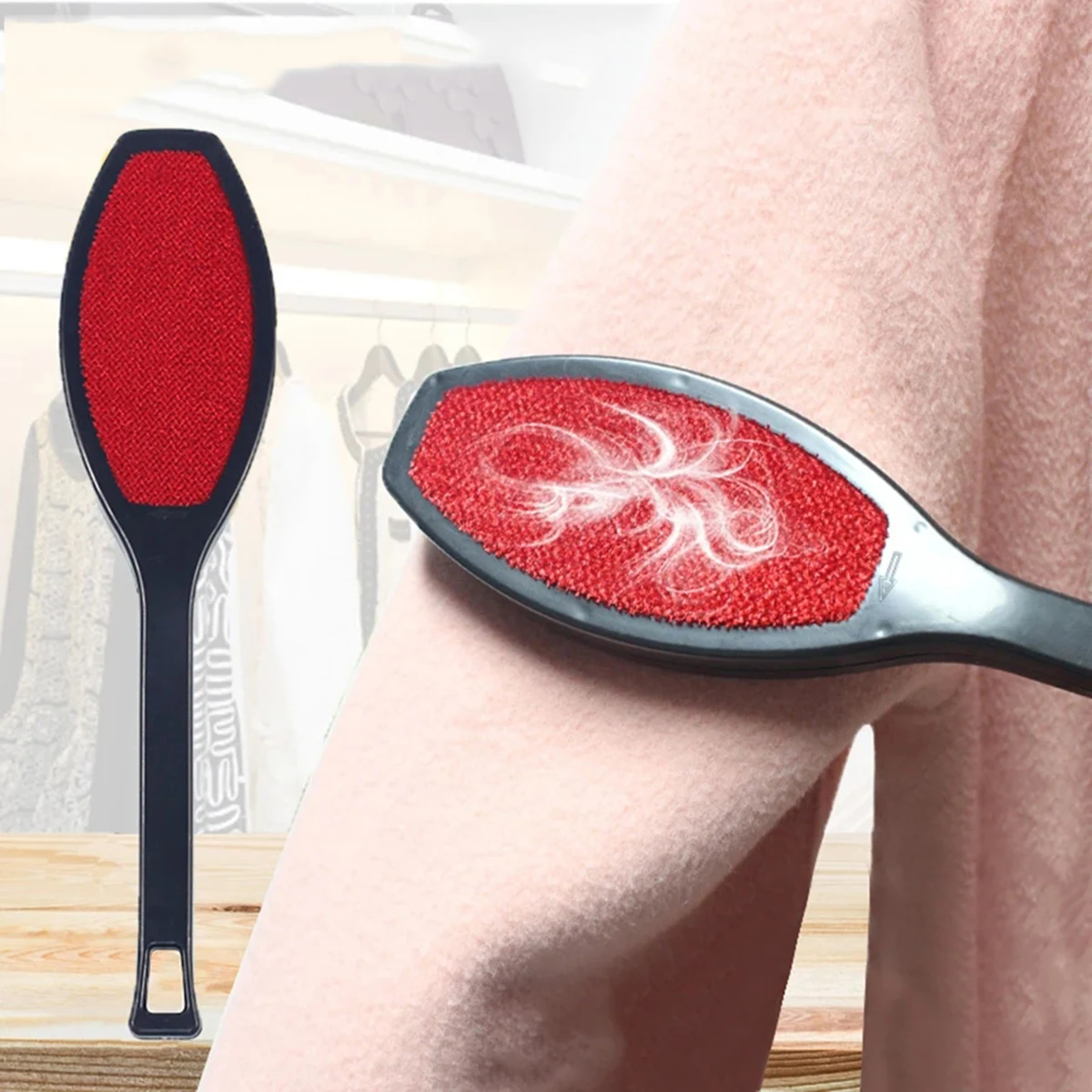 보풀 브러시 양면 정전기 브러시, 재사용 가능한 먼지 제거 소파, 애완 동물 헤어 브러시