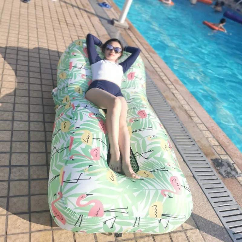 One second inflatable bed lazy inflatable sofa outdoor fast inflatable soft