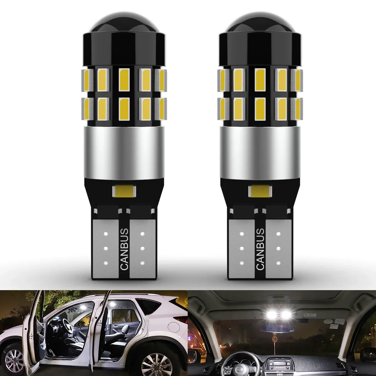 

2pcs W5W T10 LED Lamp Canbus Parking Interior Lights For BMW E60 E90 E91 E92 E36 E30 E39 E46 X5 E53 E70 F10 F30 F20 E87 M3 M5