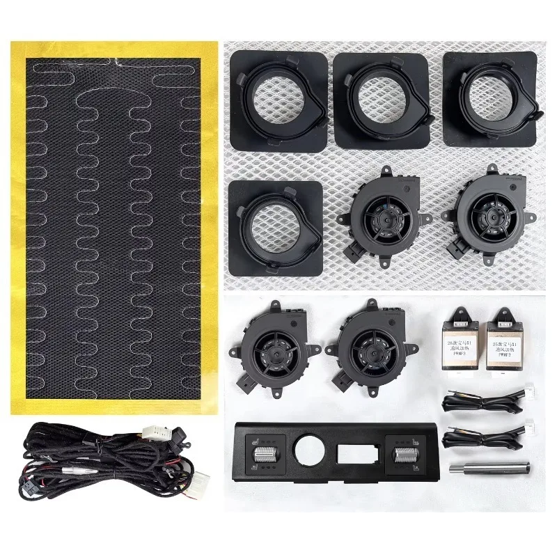 Cooling Car Seat Ventilation System Kit with Ventilation and Heating Functions, Suitable for BMW F49 F39 X1 X2 Seat Modification