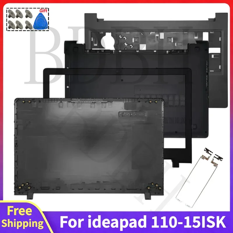 For IdeaPad 110-15 110-15ISK 110-15IKB  Replace Laptop LCD Back Cover Rear Lid Top Case Front Bezel Palmrest Hinges Bottom Case