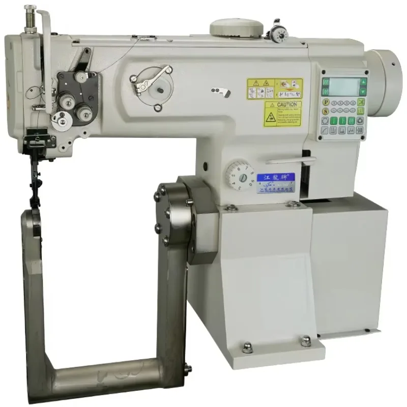 1341S Handbag Industrial Sewing Machine 180 Degree Rotating  Roller Feed Shoes Heavy Duty Stitching Side Seam for Leather Bag