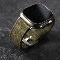 Handmade Thickened For iWatch Apple, 49MM 45MM 44MM 42MM, Green, Black and Blue, Vintage Style Green Black Blue Men Bracelet