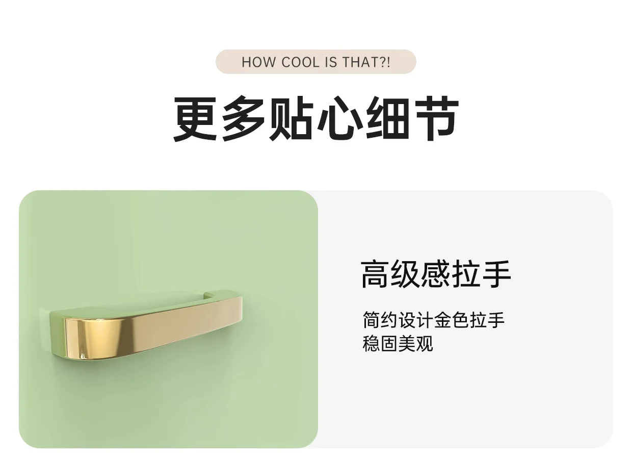 Rétro, réfrigérateur, vert, maison, bureau, congelé, réfrigéré, petit, mini, mignon