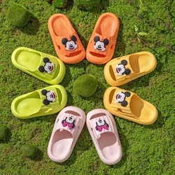Summer Baby Boys Girls Cartoon Mickey Minnie Mouse Children Slippers Kid Antiskid Soft House Slipper Indoor Outdoor Beach Shoes