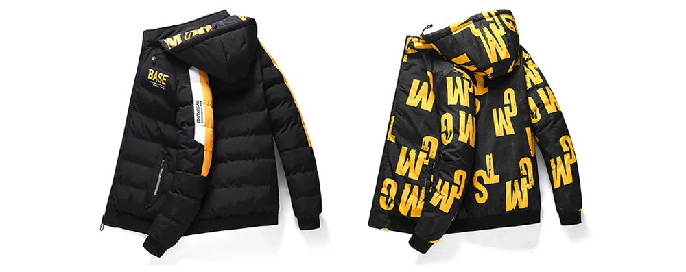 DIMUSI Winter Men Padding Jacket Fashion