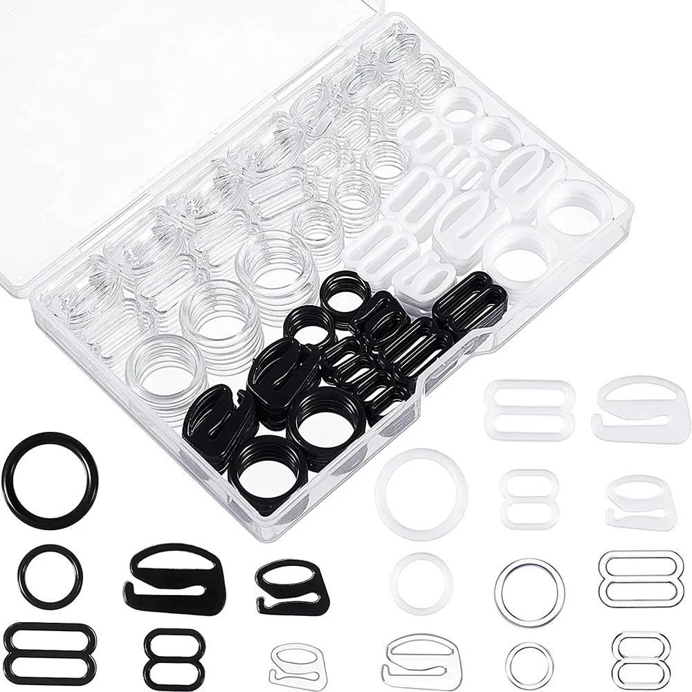 Multi Size Underwear Adjustment Buckle Home DIY Apparel Sewing Supplies Bra Clothing Elastic Bands Swimwear Adjustment Button