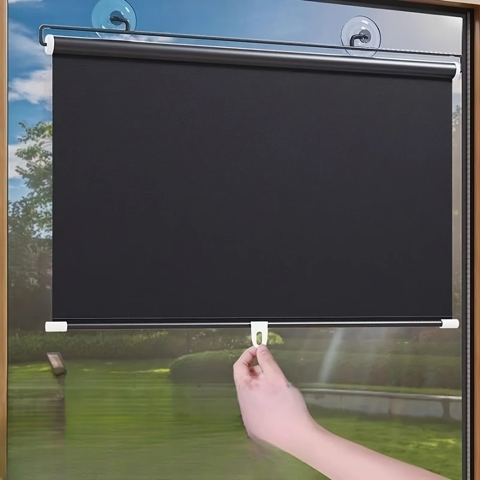 

Two Sunshade, Universal Suction Cup Sunshade, Car Bedroom, Kitchen, Office Window Sunshade, Nail Free Anti UV Light