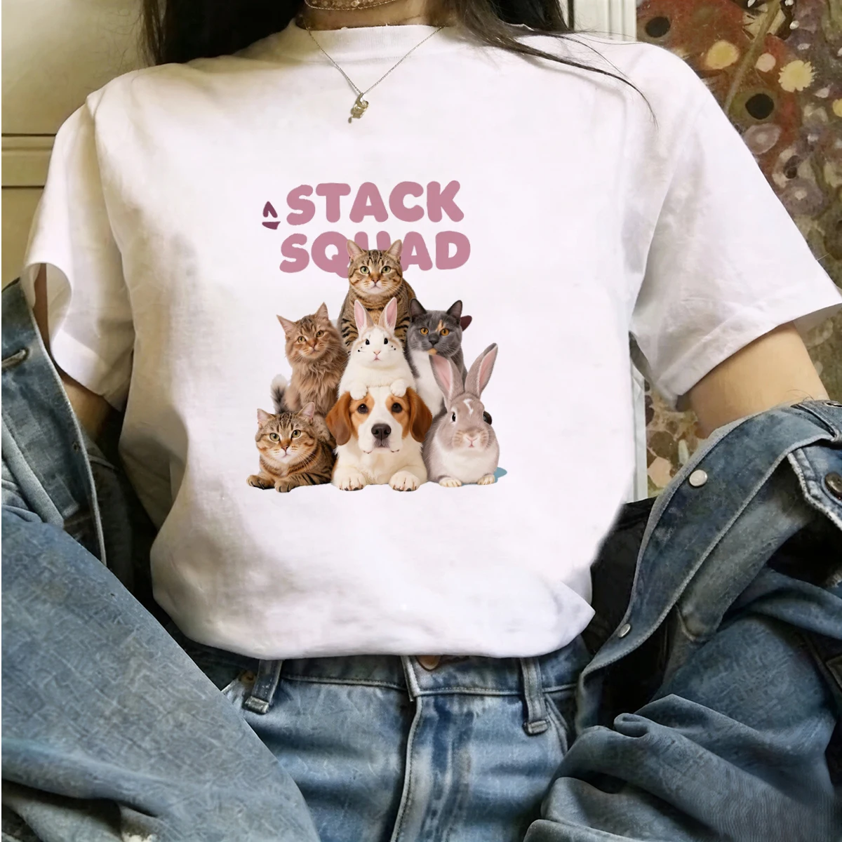 T Shirts Woman Modal Microfiber Smooth Surface Gathered Keyhole Opening Tie Yoga Festival Wellness Event Holistic Gathering Mind