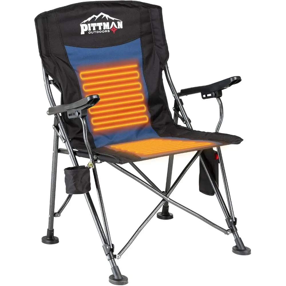 

Портативное кресло с подогревом для взрослых: идеально для занятий спортом на открытом воздухе и кемпингов, сохранит тепло в прохладные ночи (батарейки в комплект не входят)