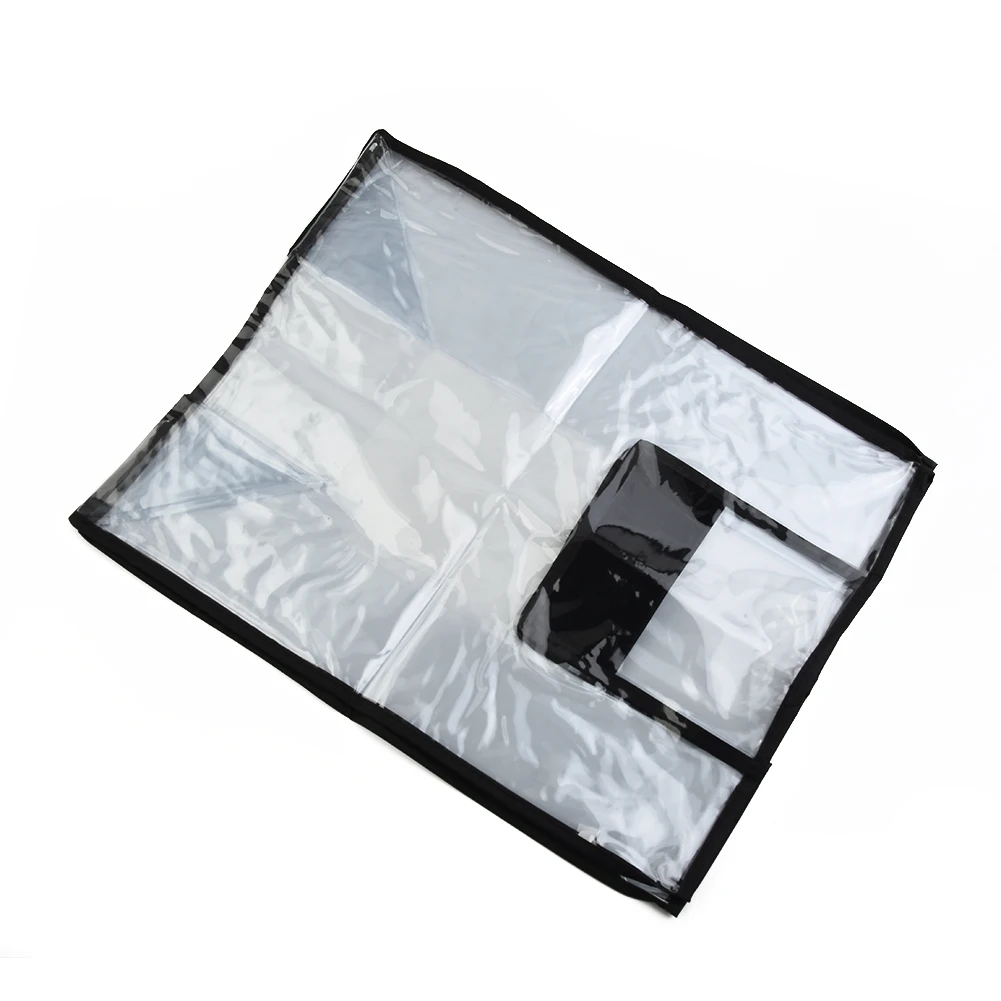 Protector Luggage Cover Luggage PVC Protective Suitcase Transparent+black Freeze-proofing Anti-scratch Baggage Cover Cover