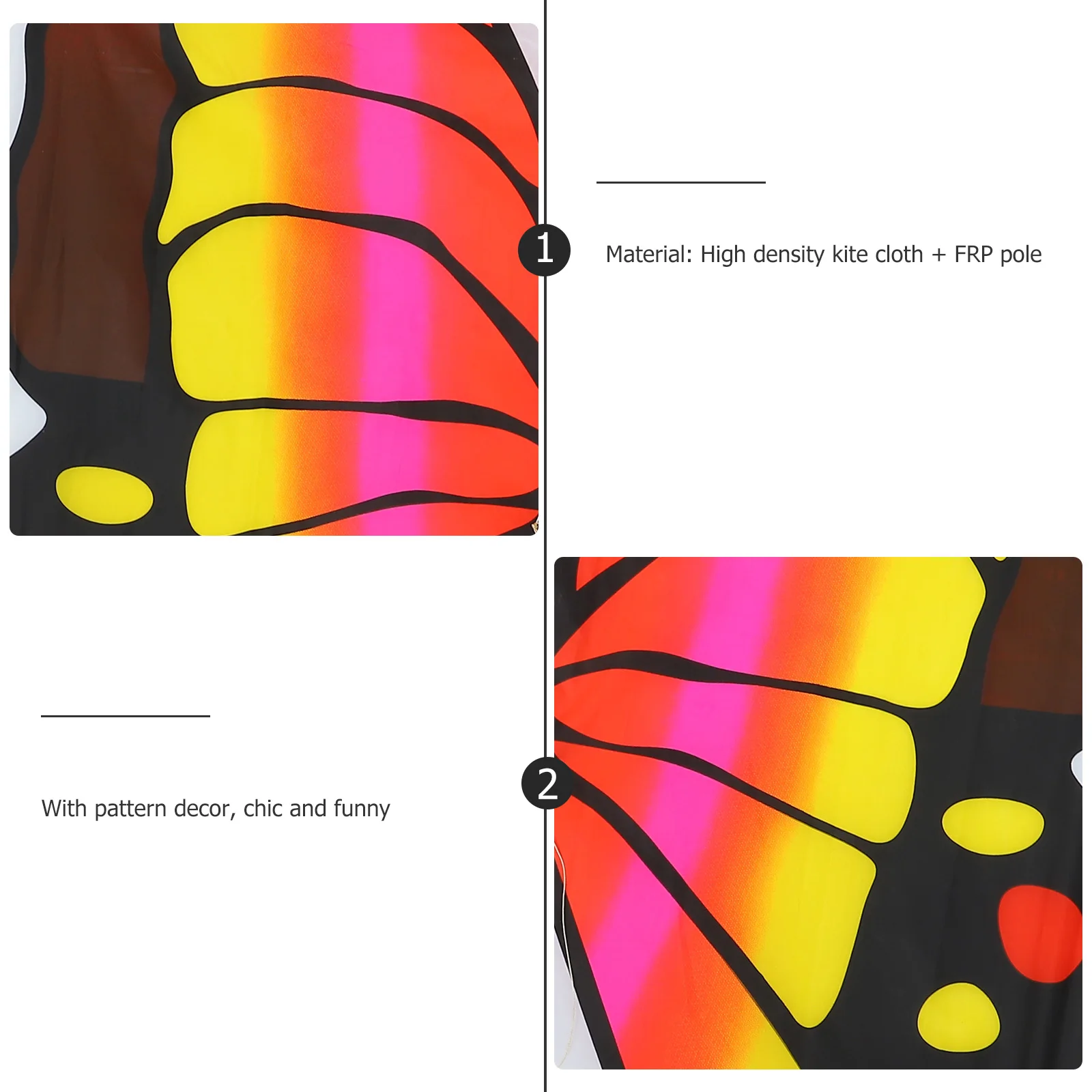 Cometa de mariposa para juego de dibujos animados para niños jugando juguetes para niños volando vuelo ligero