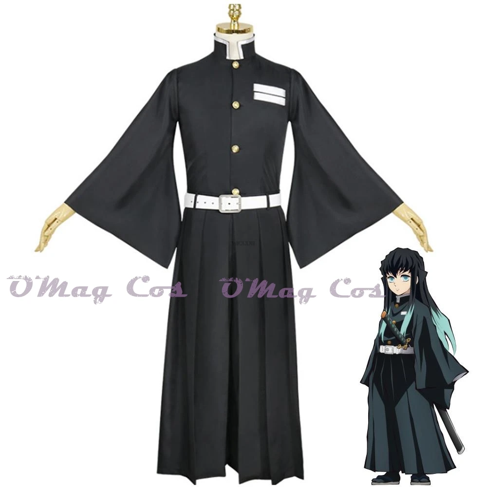 Tokitou Muichirou Cosplay Muichirou Costume Adult Kids Anime  Halloween Clothes With Wig