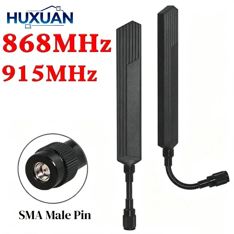 LoRa Signal Antenna 868MHz 915MHz Omni Gooseneck SMA Male 1Pcs for Smart Meter Wireless Communication Use