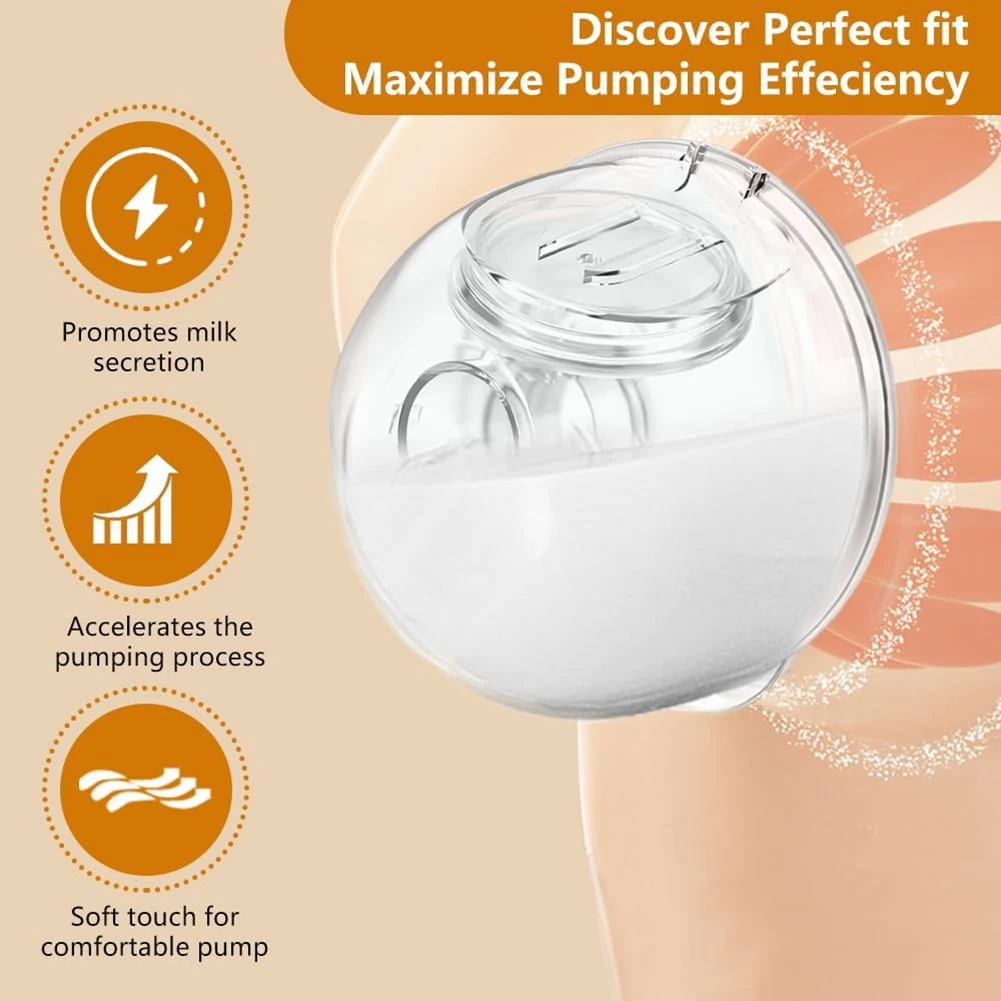 CYCLI-For Spectra S1 S2 9 Plus And SG Compatible 2 Pack Caracups Wearable Milk Collection Cups For Breast Pumps