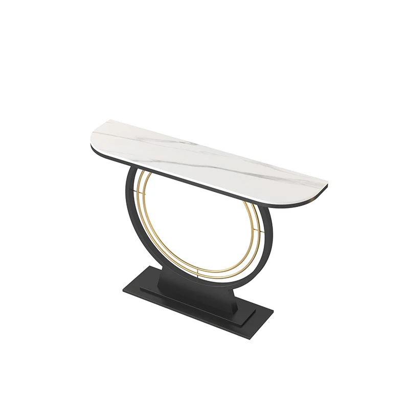 Factory Direct 2026 Entrance table End view table Light luxury rock slab against the wall Entrance cabinet Modern simple ultra-n