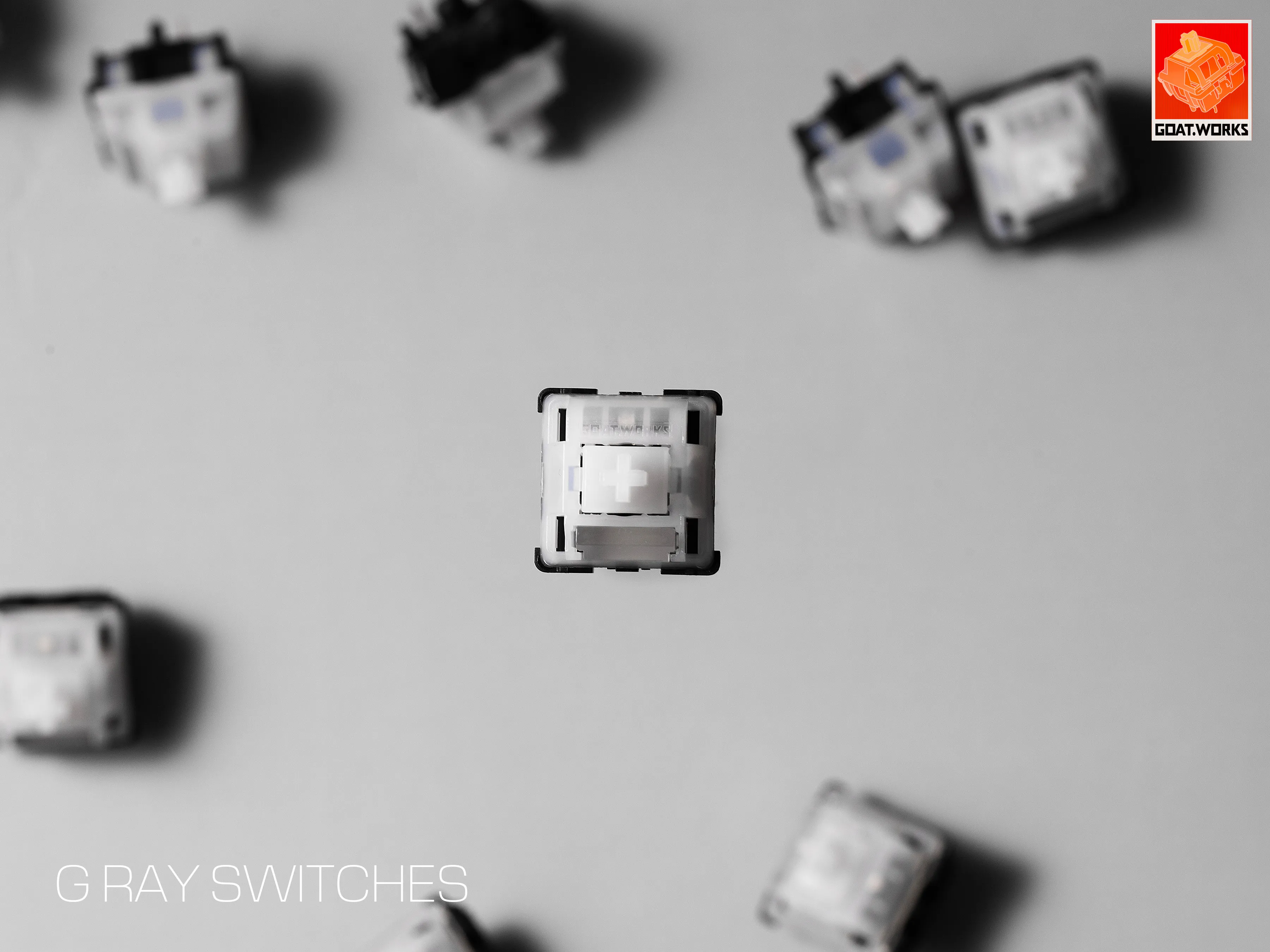 GOAT WORKS G RAY Switch Clacky Mechanical Keyboard DIY Switches Factory Lubed 45g 50g Actuation